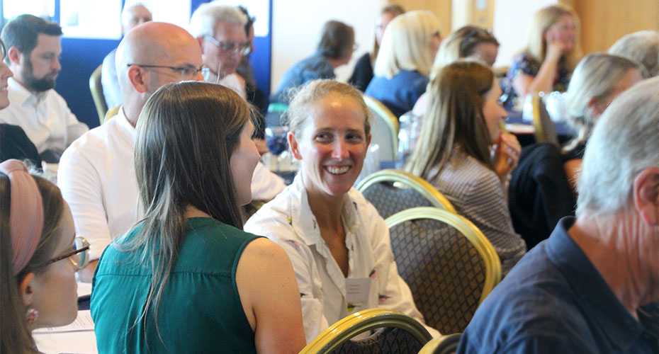 Attendees at a conference
